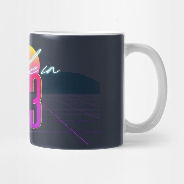 Made In 1983 ∆∆∆ VHS Retro Outrun Birthday Design by DankFutura